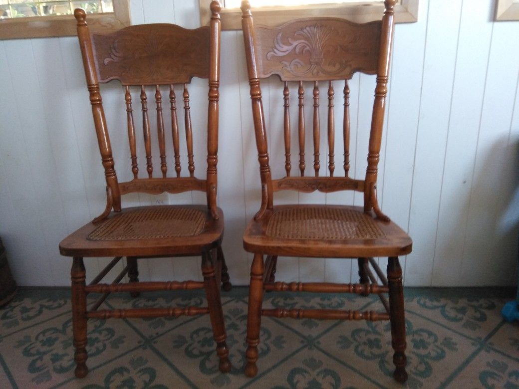 Pressed Back Chairs