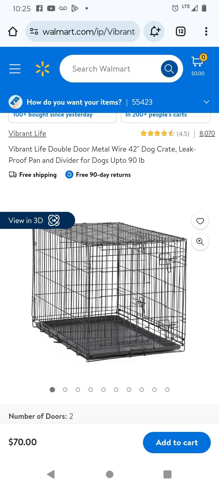 Large Bog Kennel