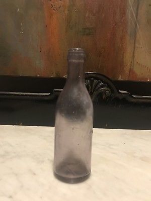 Antique Purple Amethyst Soda Bottle Key West Florida Consumers