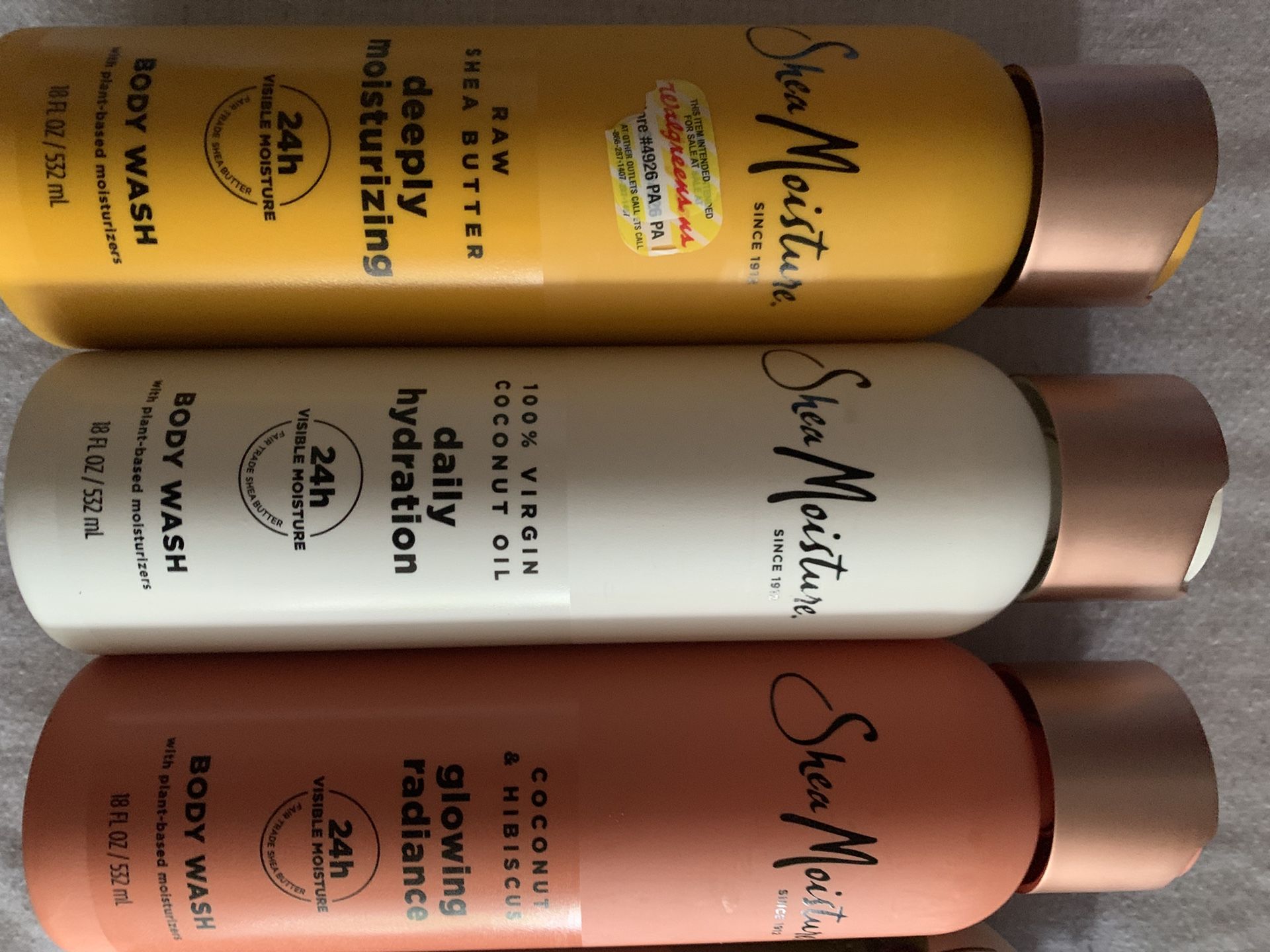3/$15 Shea Moisture Body Wash