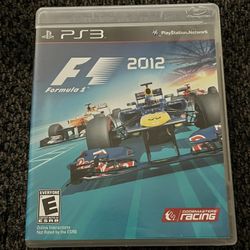 PS3 Formula 1 2012 Game