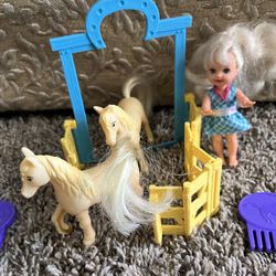 Kelly Doll And ponies