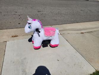 Electric ride on unicorn