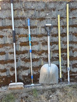 Outdoor tools: $5 each $20 for 5