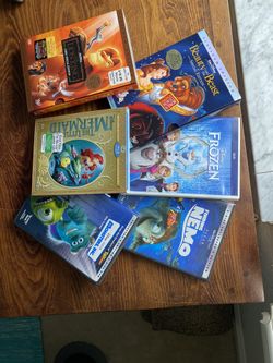 Disney DVDs and Blu Ray