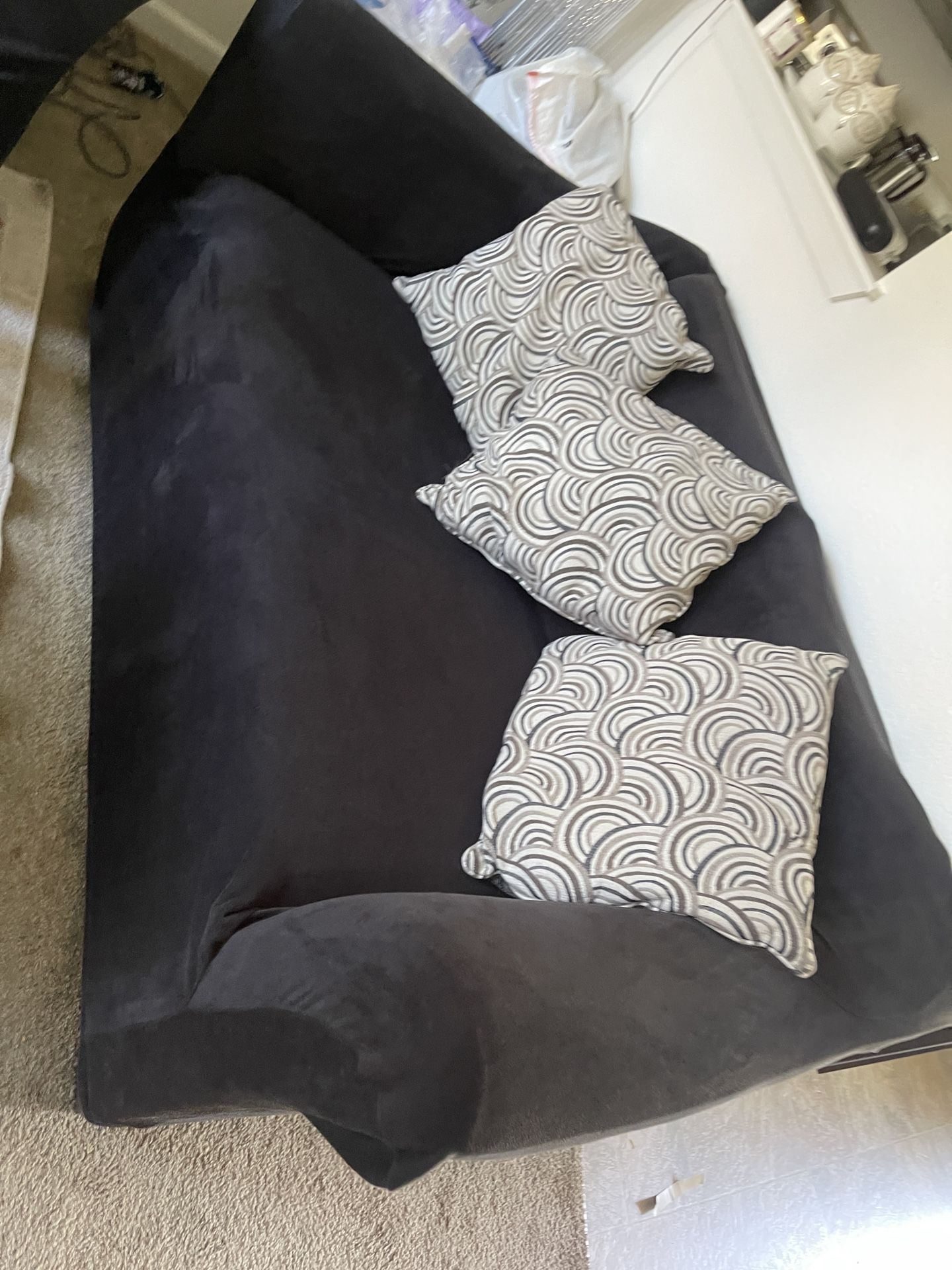 Great Deal. Navy blue Couch Set