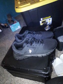 Blk us polo tennie shoe