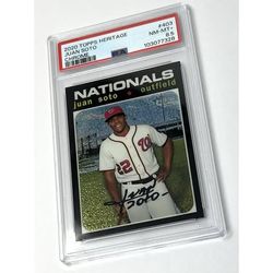 8.5 PSA 2020 Topps Heritage Chrome Juan Soto #THC-403 Card /999