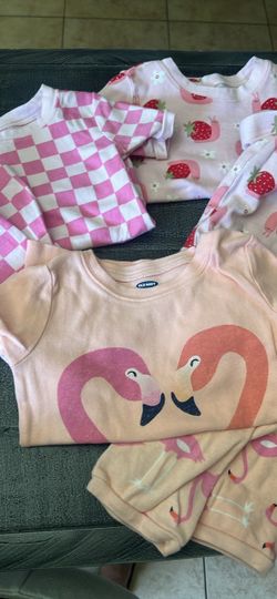 Girls Pink Tops Bundle of 3 Size 5T