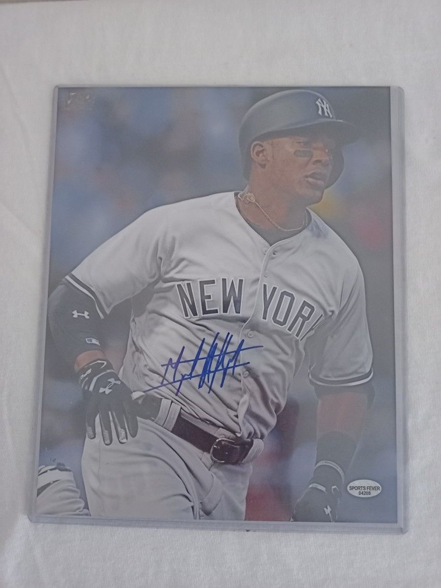 Signed Miguel Andujar Yankees