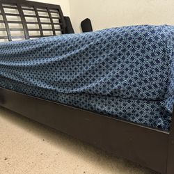 Queen Bed  With Box Spring 