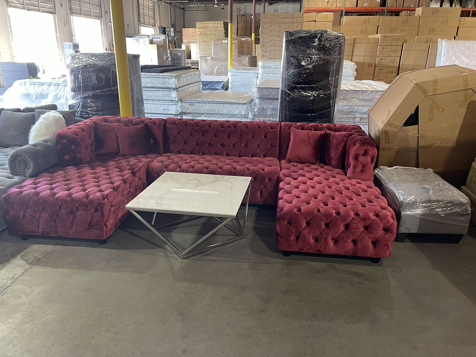 Red Ruby Sectional