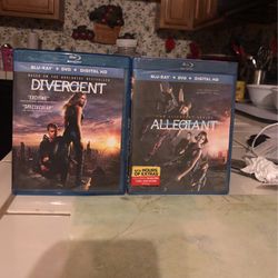 New Divergent Series Allegiance  & Divergent Blu-Ray $5. Both 