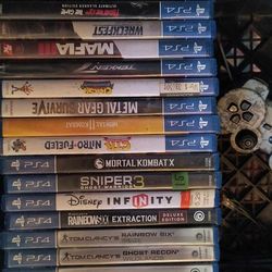 PS4 With About 60 Games 