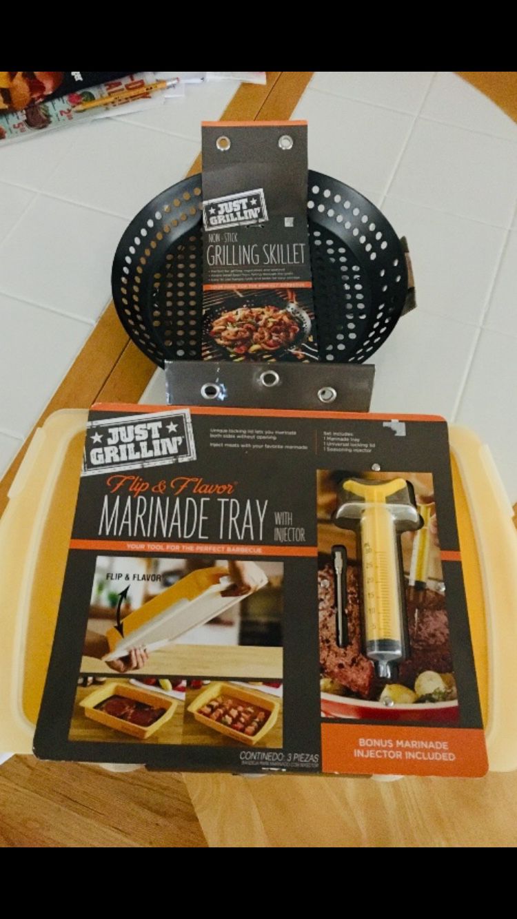 BBQ GRILL PAN OR MARINADE TRAY