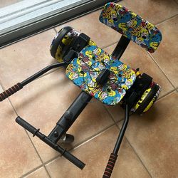 Hoverboard with adjustable seat