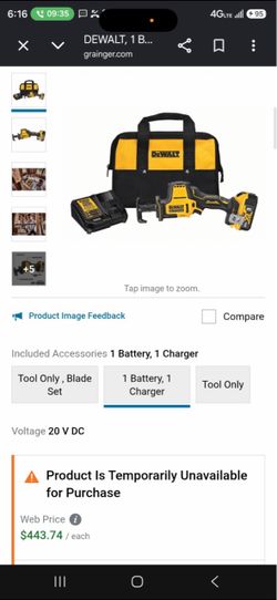 DEWALT reciprocating saw