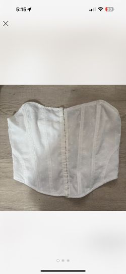 pacsun White Corset Top