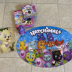 Hatchimal Toy And 2 Puzzles