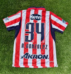 Chivas #34 Hormiga Gonzales Home Jersey