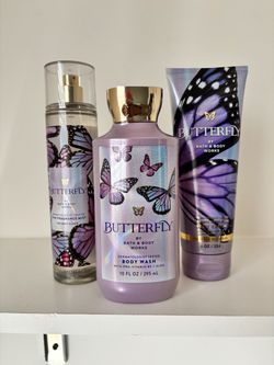 Bath & Body Works Butterfly 3-Piece Gift Set