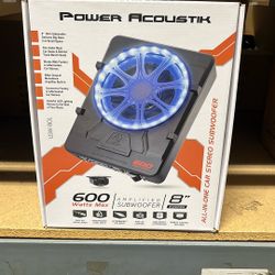Power Acoustik Amplified Subwoofer 