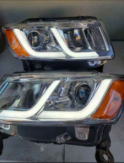 14-16 Jeep Grand Cherokee Projector Headlights Luces Faros Micas Calaveras