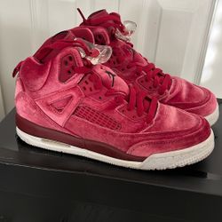 Pink velvet jordan 5s