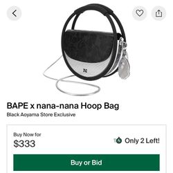 BATHING APE   x  nana-nana Hoop Bag 