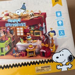 Peanuts Birthday Party Craft Kit Sealed