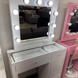 New White Vanity 