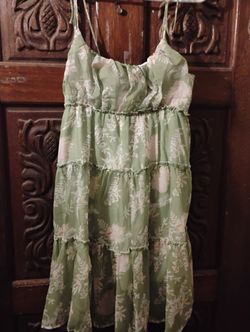 Light Green Women's Dress Small
