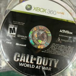 Call Of Duty World Of War Xbox 360