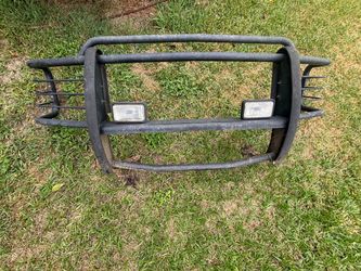 Truck Grille Guard with Fog Lights