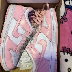 Pink nike dunks 6.5Y 