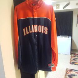 Large Illinois Nike Jacket Brand New