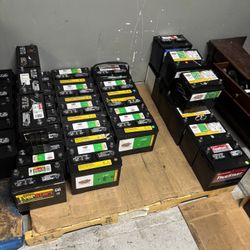 BATTERIES STARTING FROM 35 AND UP