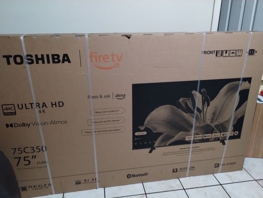 75 Inch Toshiba Fire Stick Tv