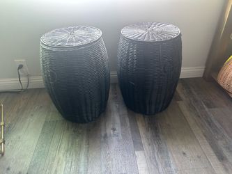 wicker barre basket