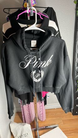 Victoria’s Secret pink black hoodie extra small
