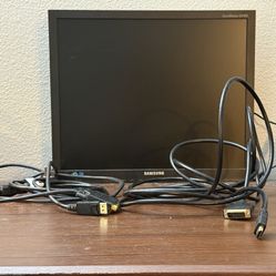 Free square monitor with DP and HDMI cables