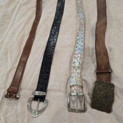 4 Leather And Vinil  Ladies Bells 