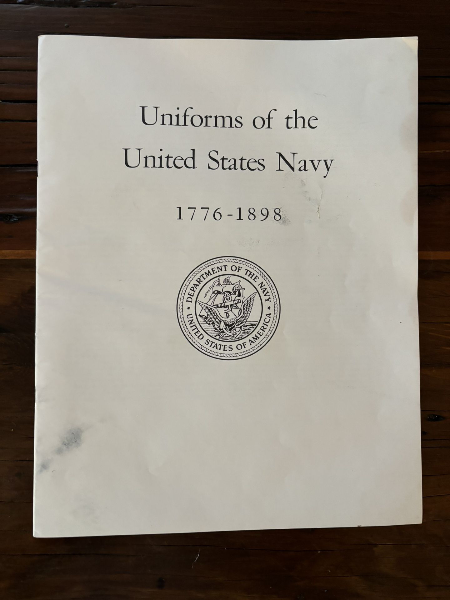Uniforms of the United States Navy, 1(contact info removed)