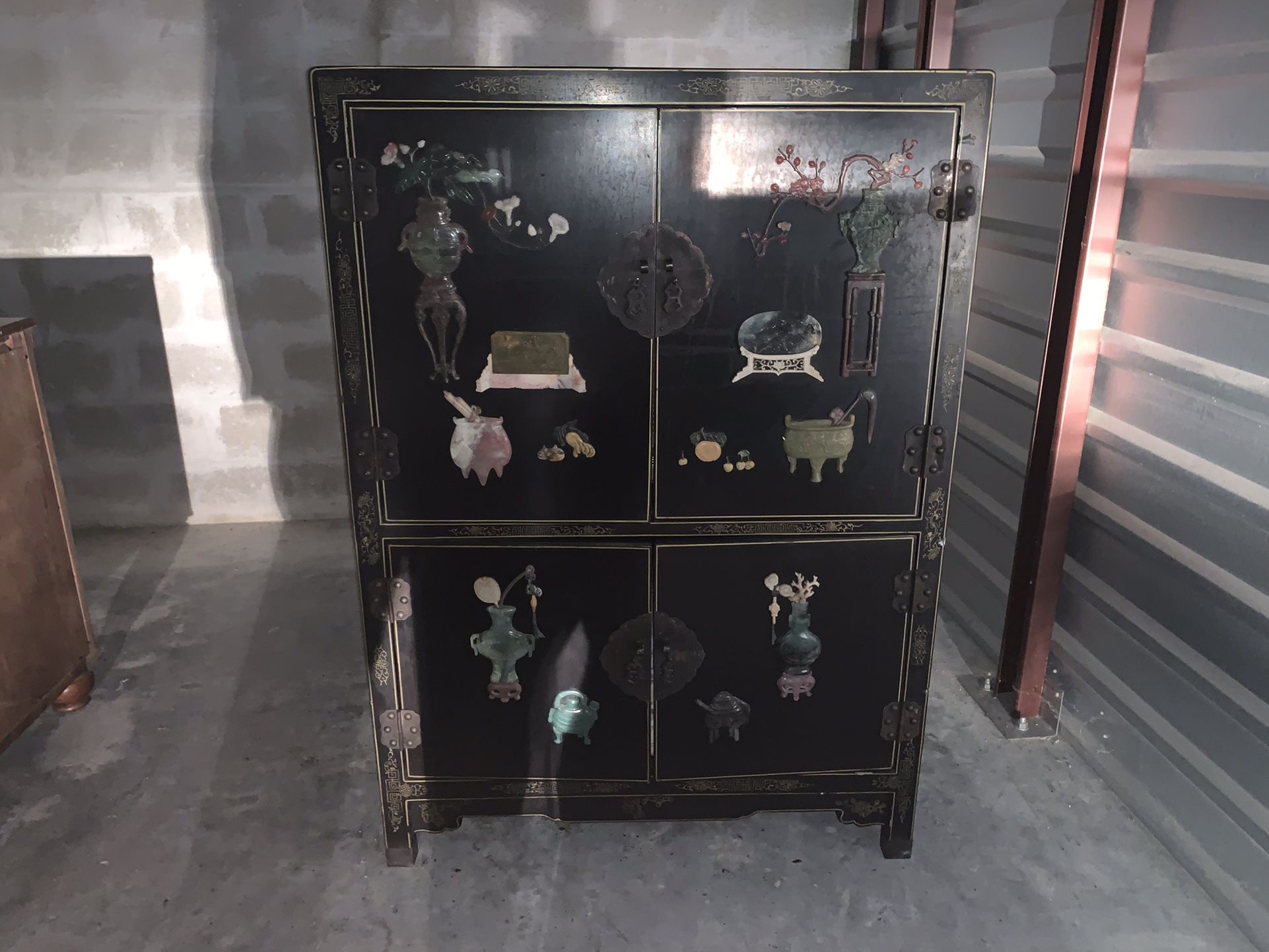 Oriental Armoire  and Dresser 