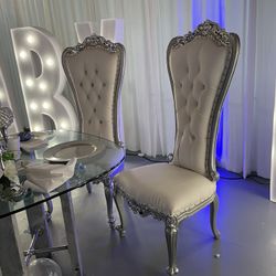 Throne  Chairs - Rent  ($65 Ea Chair) Plus Delivery