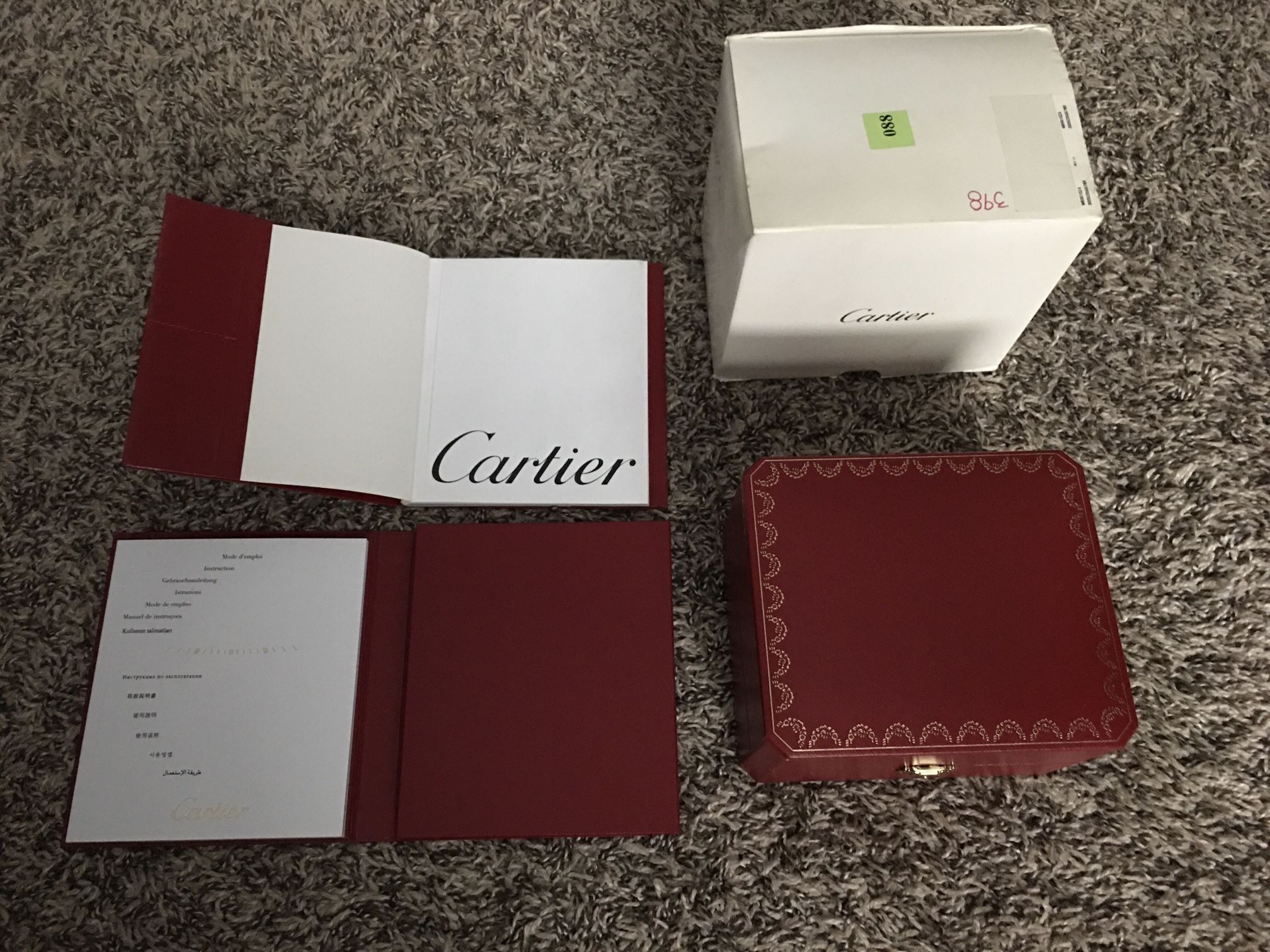 Cartier Watch Box Set...LIKE NEW!!