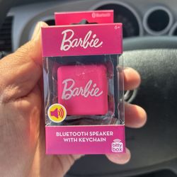 Barbie Bitty Box Bluetooth Speaker with Keychain. 
