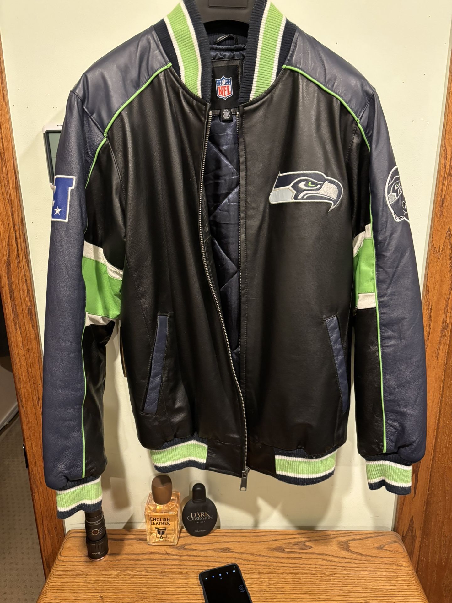Seahawks Leather Jacket