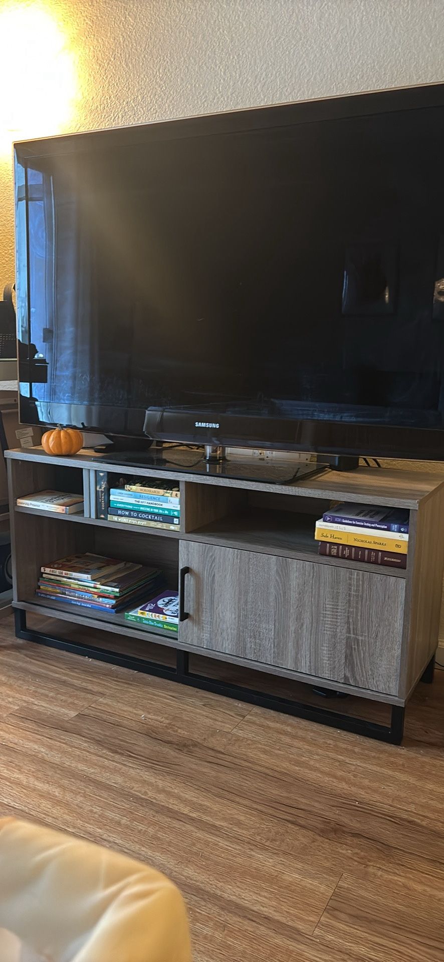 TV Stand Modern Millenial Gray