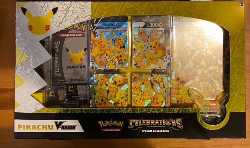 Pokemon TCG Celebrations Pikachu V Union Box